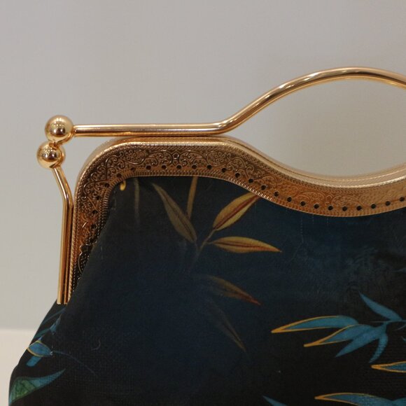 Vintage Brass Japanese bag, handmade bag, evening clutch, clutch bag, clutches - Picture 2 of 8